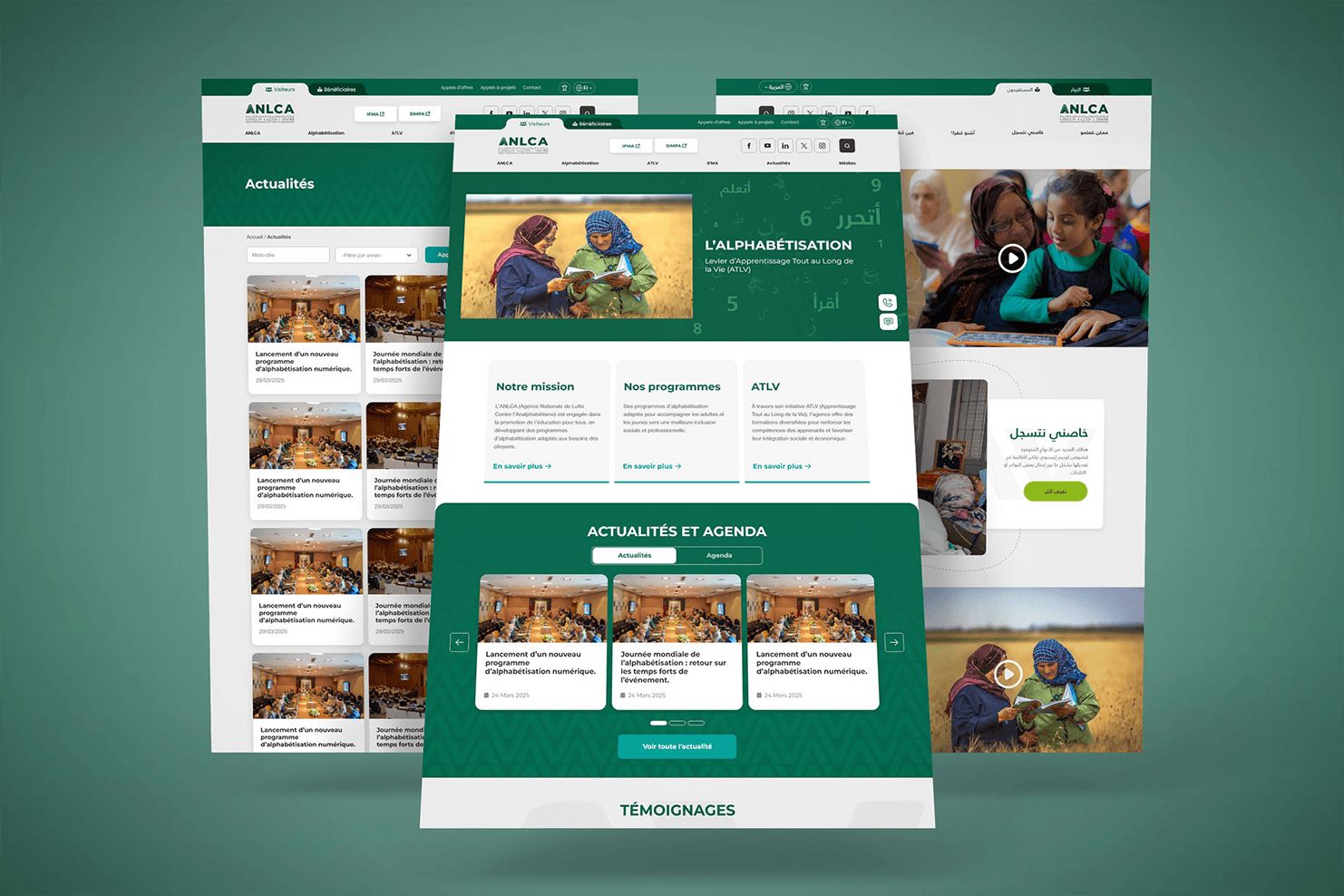 Screenshot of the site ANLCA, preview 2
