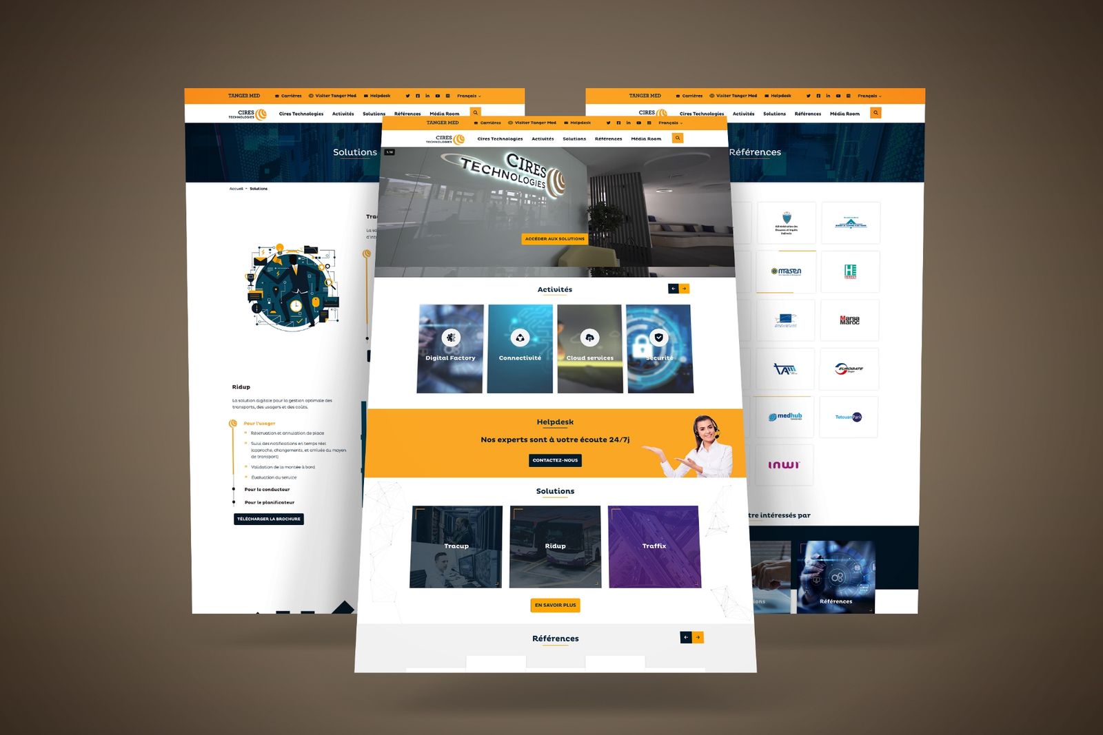 Screenshot of the site Cires Technologies, preview 2