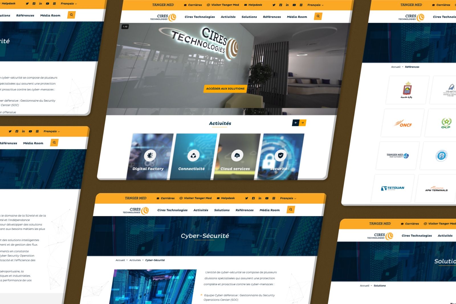 Screenshot of the site Cires Technologies, preview 3