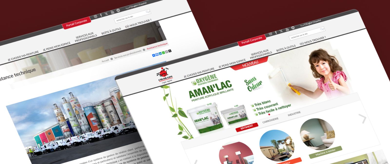 Capture d'écran du site Colorado, preview 1