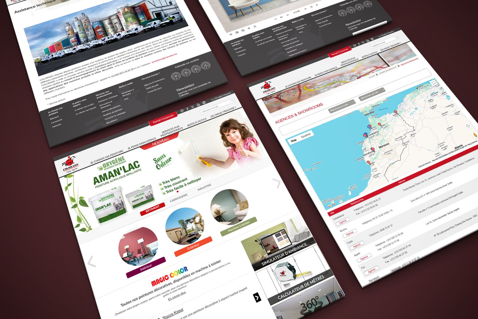 Screenshot of the site Colorado, preview 2