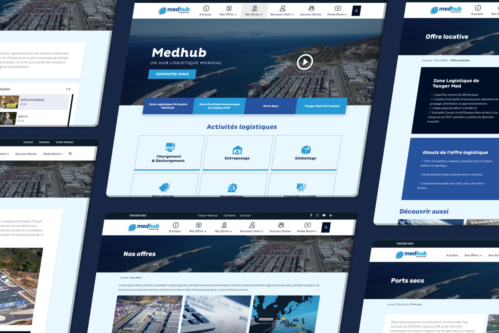 Screenshot of the site Medhub, preview 2