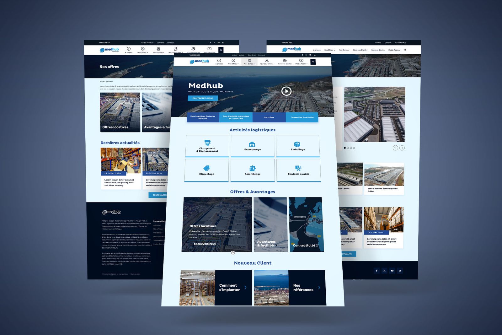 Screenshot of the site Medhub, preview 3