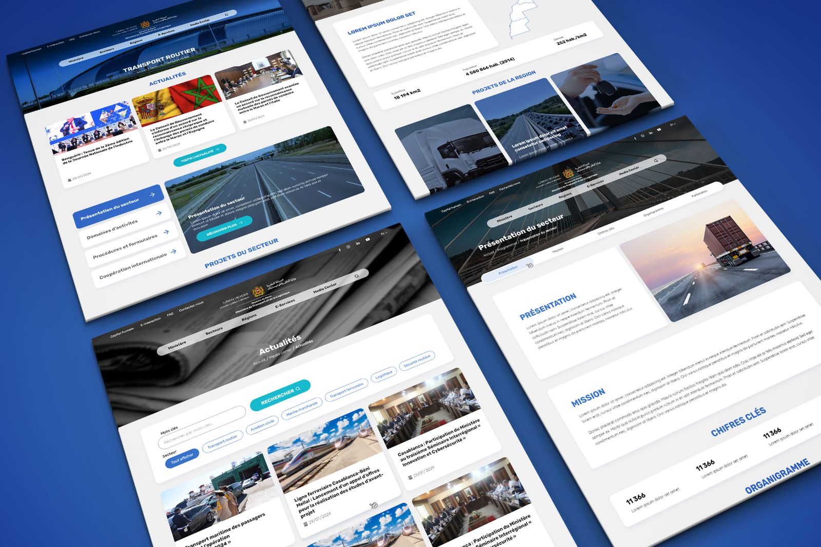 Screenshot of the site Ministry of Transport, preview 3