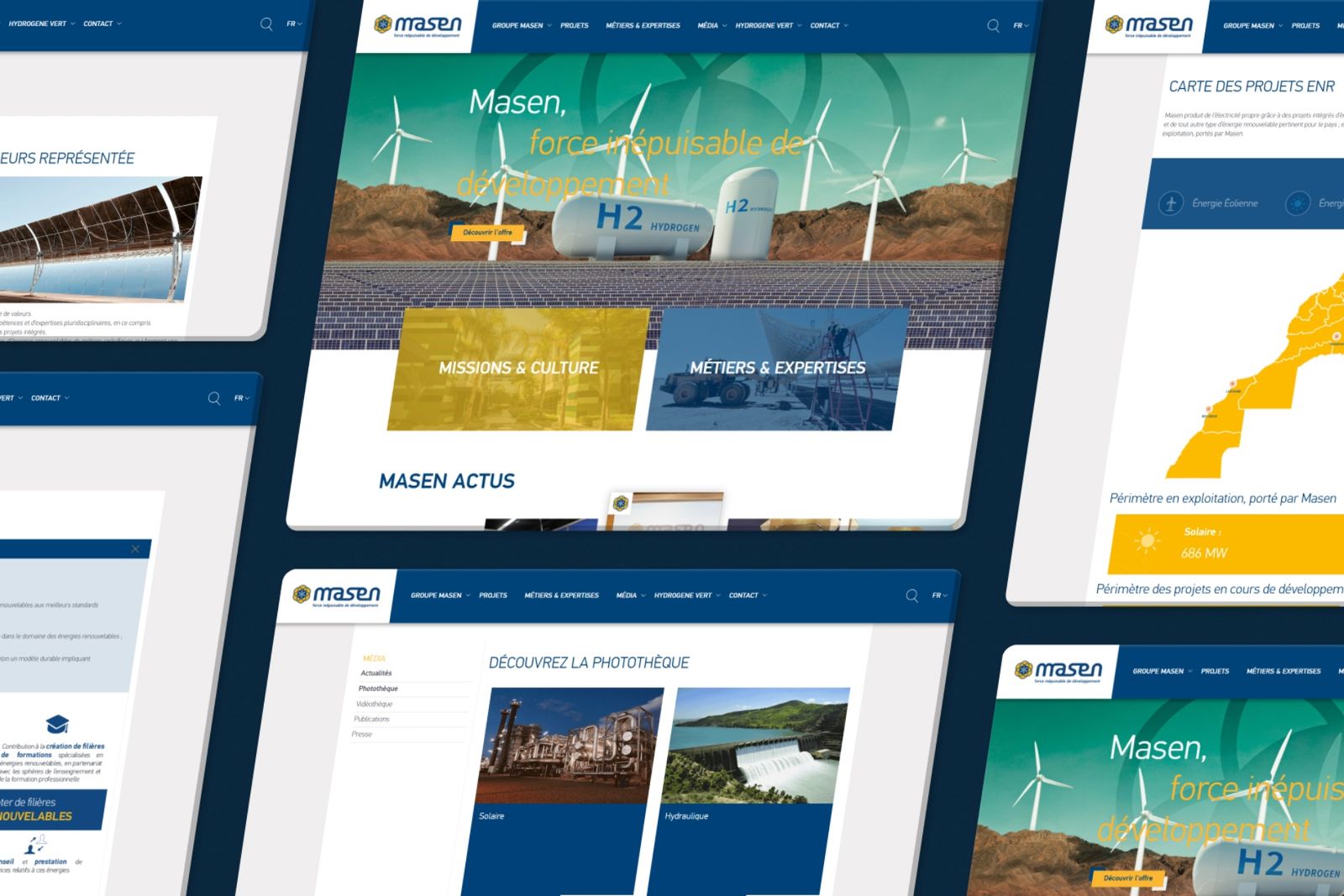 Screenshot of the site Masen, preview 3