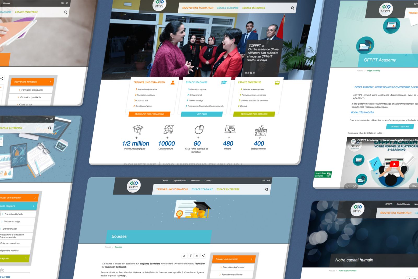 Screenshot of the site OFPPT, preview 3