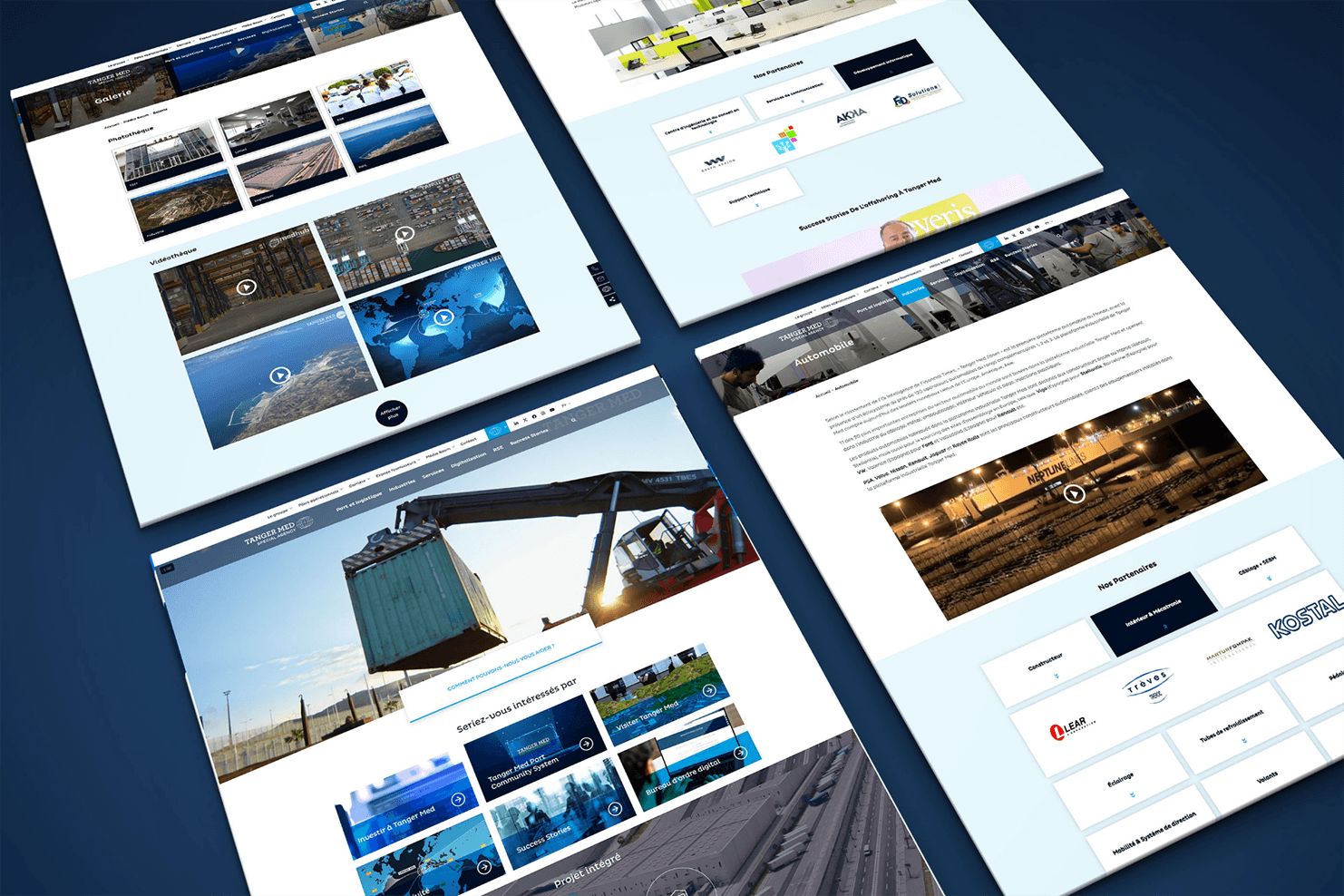 Screenshot of the site Tanger Med, preview 3