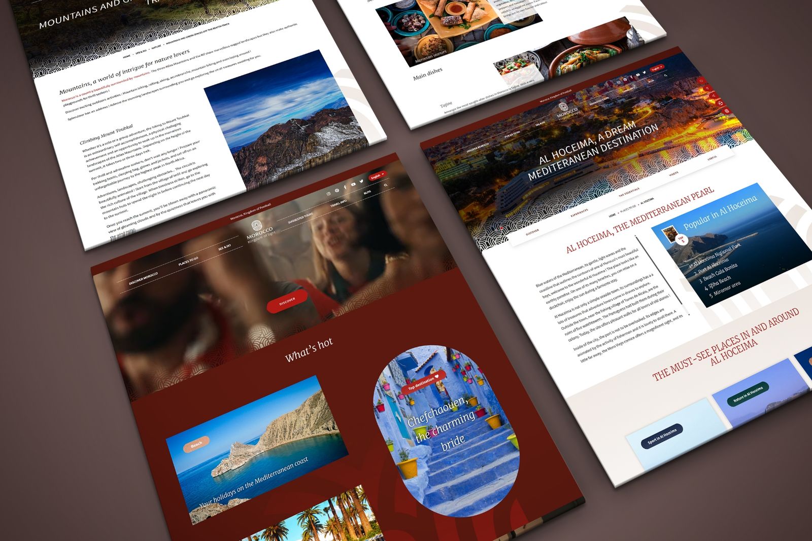 Screenshot of the site Visit Morocco, preview 3