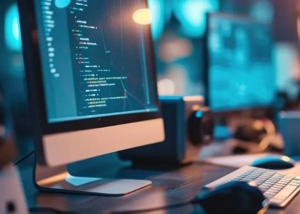 Code source affiché à l'écran pendant une revue de sécurité