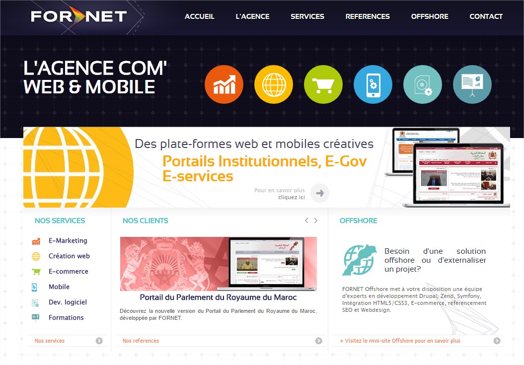 old website of fornet