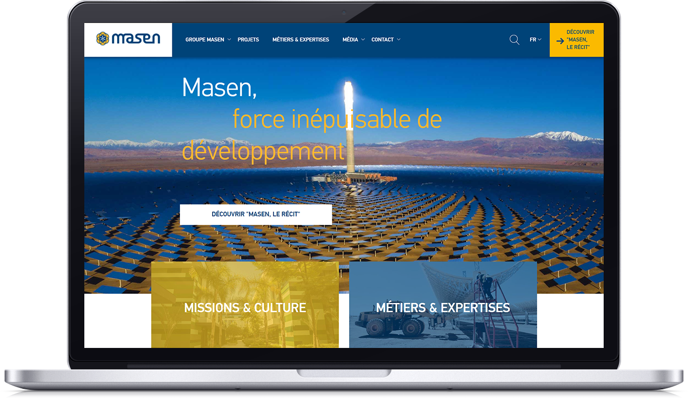 site web du groupe Masen 