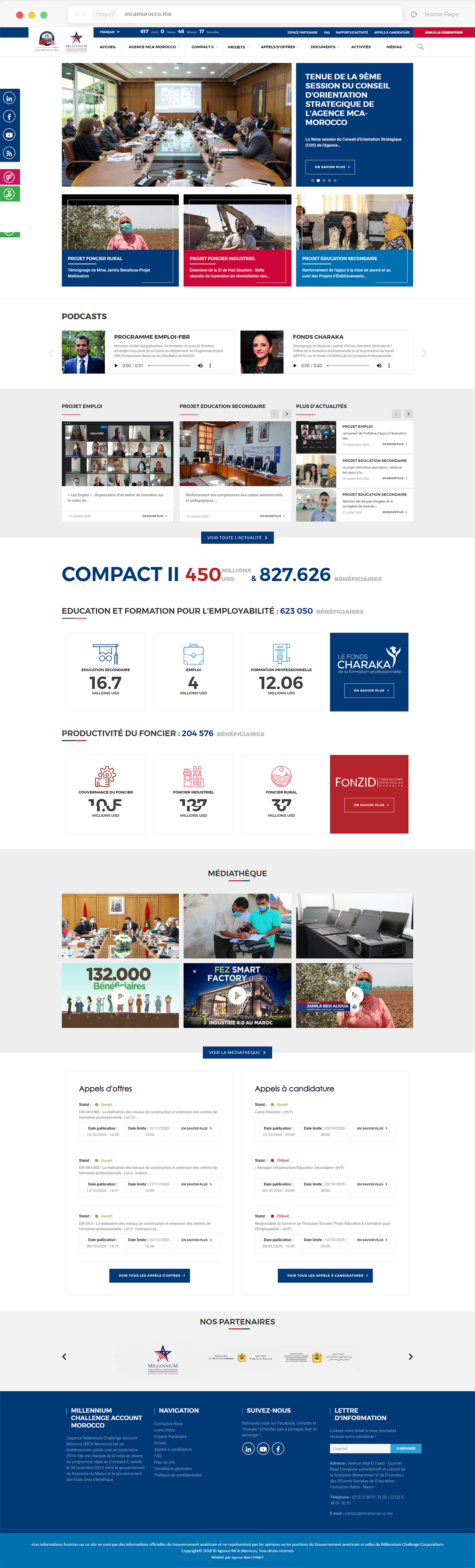 L’Agence Millennium Challenge Account-Morocco (MCA-Morocco)